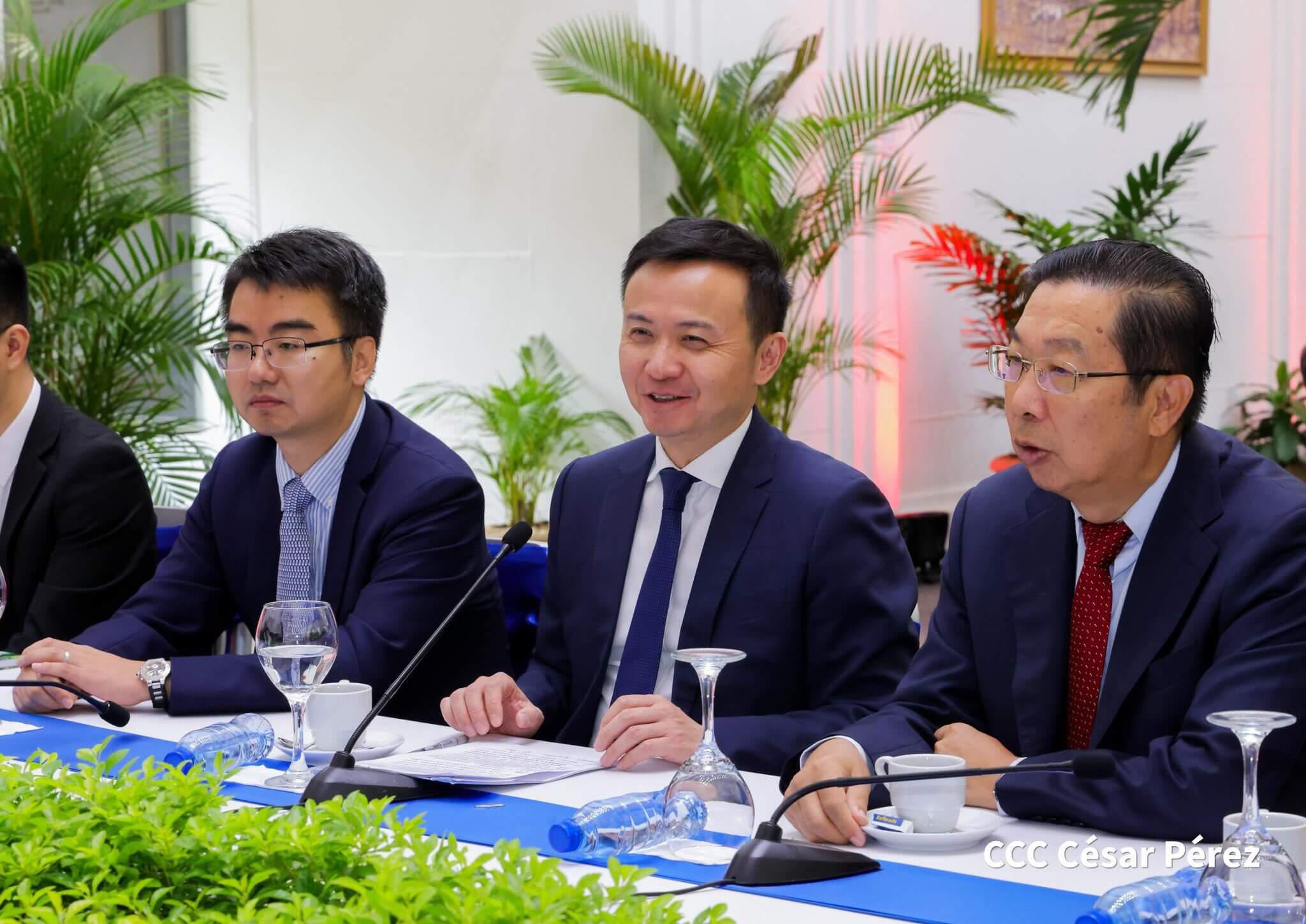 El Embajador de Nicaragua se reúne con el Director General del Departamento de Asuntos de América Latina y el Caribe de Cancillería china